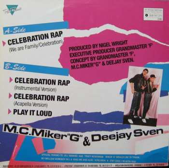 LP MC Miker G. & DJ Sven: Celebration Rap