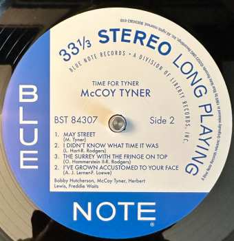 LP McCoy Tyner: Time For Tyner