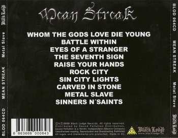 CD Mean Streak: Metal Slave
