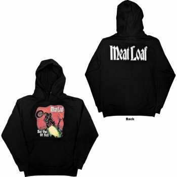 Merce Meat Loaf: Meat Loaf Unisex Pullover Hoodie: Bat Out Of Hell (back Print) (small) S