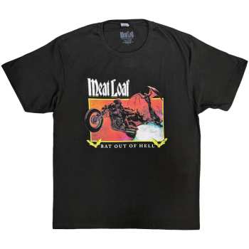 Merch Meat Loaf: Maglietta Bat Out Of Hell Rectangle