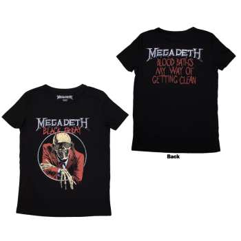 Merce Megadeth: Megadeth Ladies T-shirt: Black Friday (back Print) (small) S