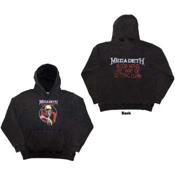 Merce Megadeth: Megadeth Unisex Pullover Hoodie: Black Friday (back Print & Wash Collection) (small) S