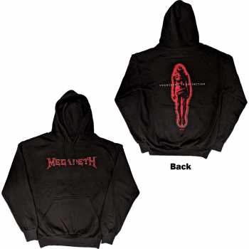 Merce Megadeth: Megadeth Unisex Pullover Hoodie: Countdown To Extinction (back Print) (small) S