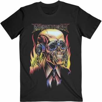 Merch Megadeth: Maglietta Flaming Vic 