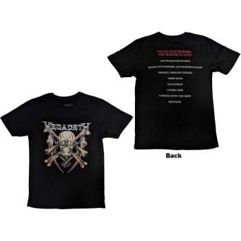 Merce Megadeth: Megadeth Unisex T-shirt: Killing Biz (back Print) (small) S