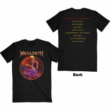 Merce Megadeth: Tričko Peace Sells… Track List  S