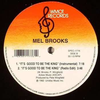 LP Mel Brooks: It's Good To Be The King