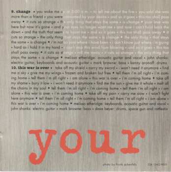 CD Melissa Etheridge: Your Little Secret