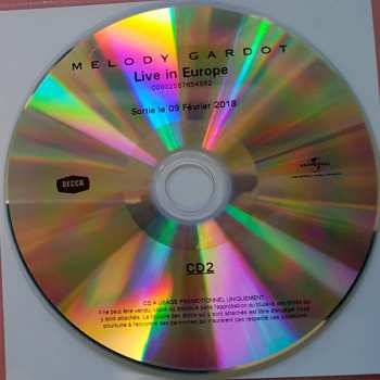 2CD Melody Gardot: Live In Europe