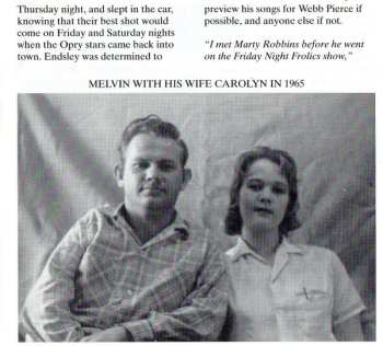 CD Melvin Endsley: I Like Your Kind Of Love