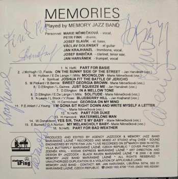 CD Memory Jazz Band: Memories
