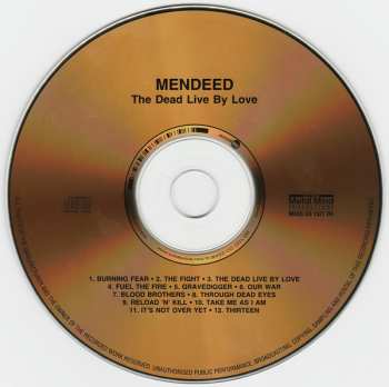 CD Mendeed: The Dead Live By Love LTD | DIGI