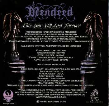 CD Mendeed: This War Will Last Forever