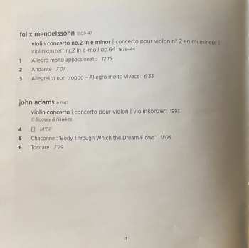 CD John Adams: Violin Concertos