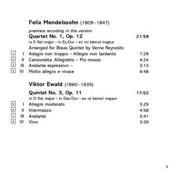 CD Felix Mendelssohn-Bartholdy: Romantic Music For Brass