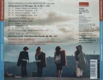 CD Giuseppe Verdi: Mendelssohn Verdi Suk