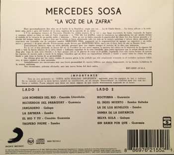 CD Mercedes Sosa: La Voz De La Zafra
