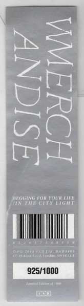 LP Merchandise: Begging For Your Life / In The City Light