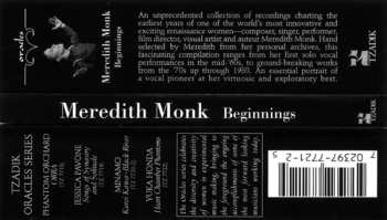 CD Meredith Monk: Beginnings