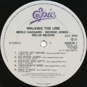 LP Willie Nelson: Walking The Line
