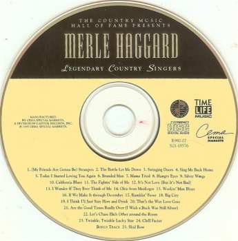 CD Merle Haggard: The Country Music Hall Of Fame Presents - Legendary Country Singers