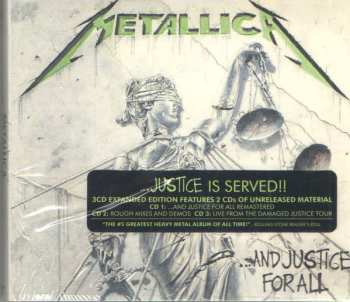3CD Metallica: ...And Justice For All