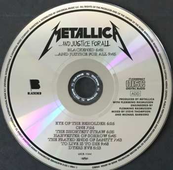 CD Metallica: ...And Justice For All
