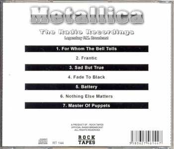 CD Metallica: The Radio Recordings (Legendary F.M. Broadcast)