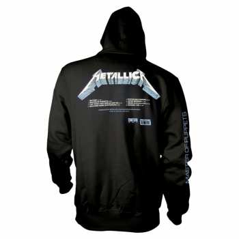 Merce Metallica: Mikina S Kapucí Master Of Puppets Tracks S