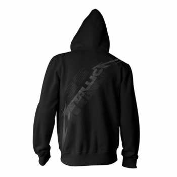 Merce Metallica: Mikina Se Zipem Black Album Burnished S