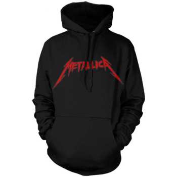Merce Metallica: Metallica Unisex Pullover Hoodie: Skull Screaming Red (back Print) (small) S