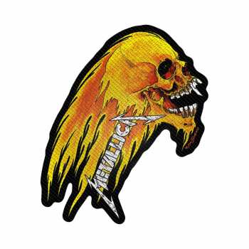 Merch Metallica: Applicazione Flaming Skull Cut-out 