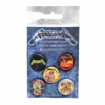 Merch Metallica: Set Spillette The Singles Button Badge Set