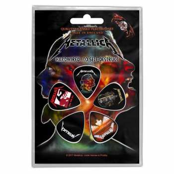 Merch Metallica: Set di plettri Hardwired To Self-destruct