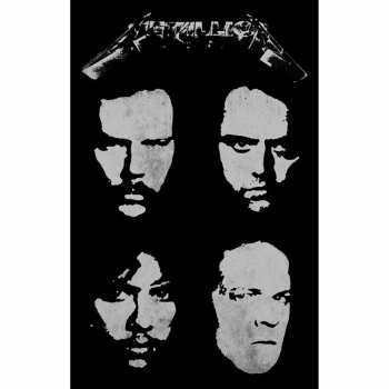 Merch Metallica: Poster in tessuto Black Album