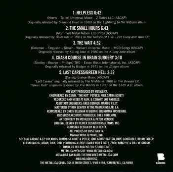 CD Metallica: The $5.98 E.P. - Garage Days Re-Revisited DIGI