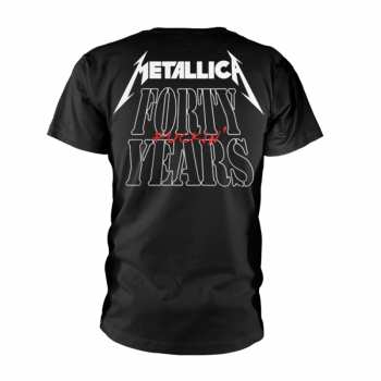 Merce Metallica: Tričko 40th Anniversary Forty Years S