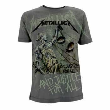 Merch Metallica: Maglietta And Justice For All Neon (all Over)