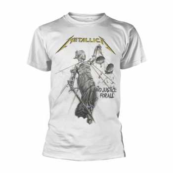 Merch Metallica: Maglietta And Justice For All (white)