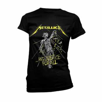 Merce Metallica: Tričko Dámské And Justice For All Tracks (black) S