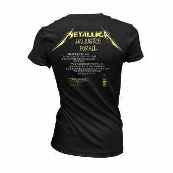 Merce Metallica: Tričko Dámské And Justice For All Tracks (black) S