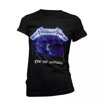 Maglietta Donne Ride The Lightning Tracks (black)