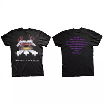 Maglietta Master Of Puppets Tracks