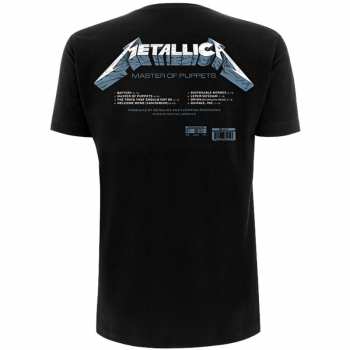 Merce Metallica: Tričko Master Of Puppets Tracks  S