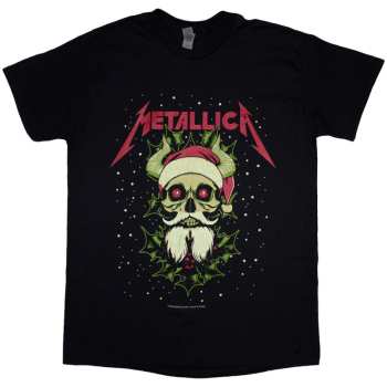 Merch Metallica: Maglietta Santa Horns