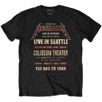 Merch Metallica: Maglietta Seattle '89 