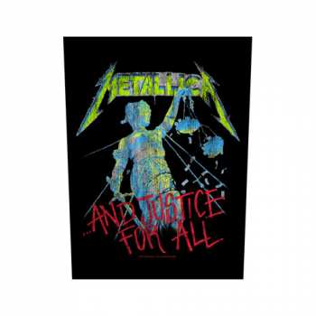 Merch Metallica: Applicazione sulla schiena And Justice For All