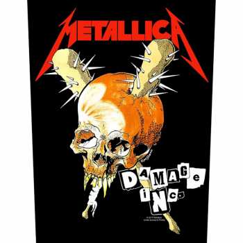 Merch Metallica: Applicazione sulla schiena Damage Inc