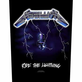Merch Metallica: Applicazione sulla schiena Ride The Lightning